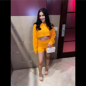 Two piece orange fashion nova set!